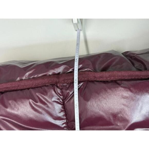 Marc Jacobs Perfect Tote Bag Burgundy Puffer Quilted Nylon Shoulder - Picture 8 of 12